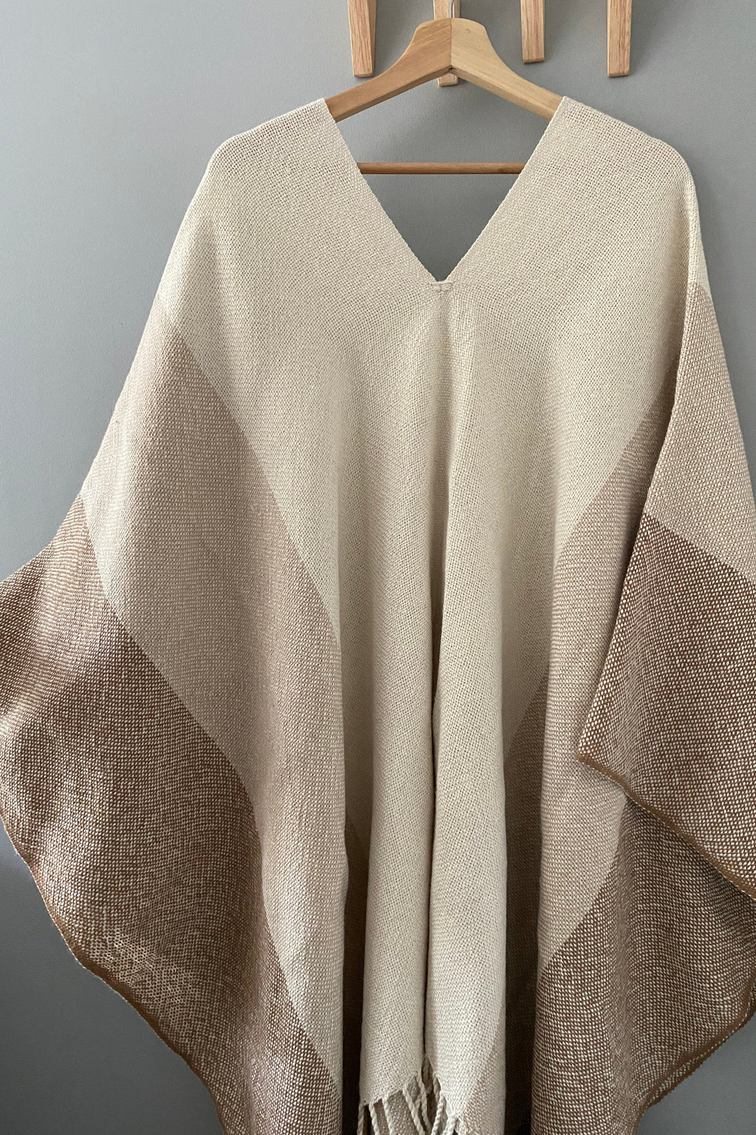 Three-Tone Poncho