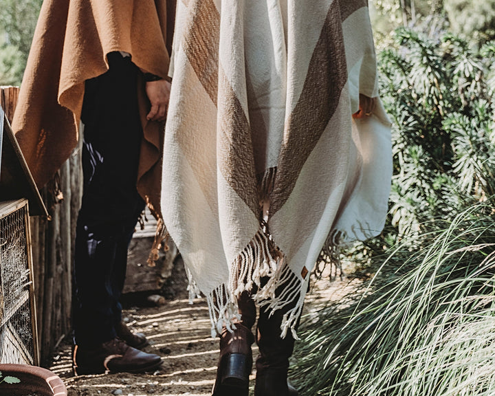 Three-Tone Poncho