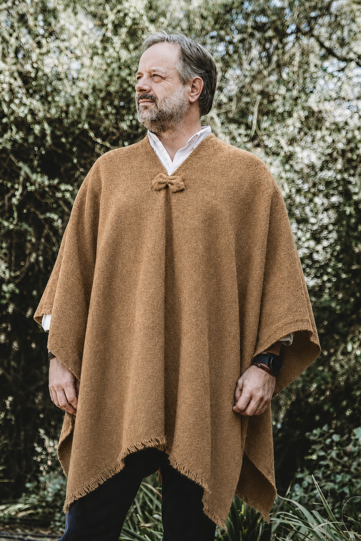 PLAIN LIGHT BROWN PONCHOS