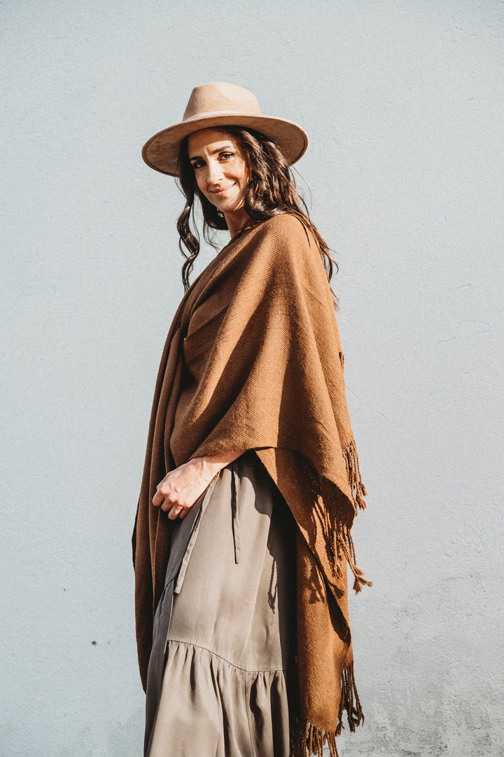 Ruana Light Brown