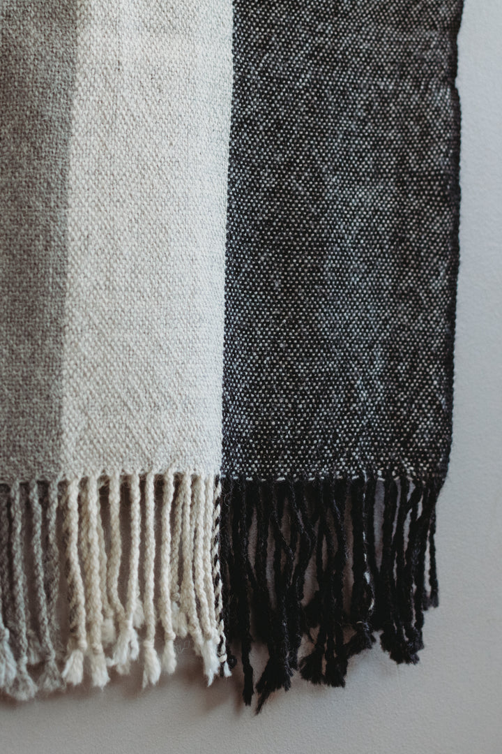 Grey-toned shawl