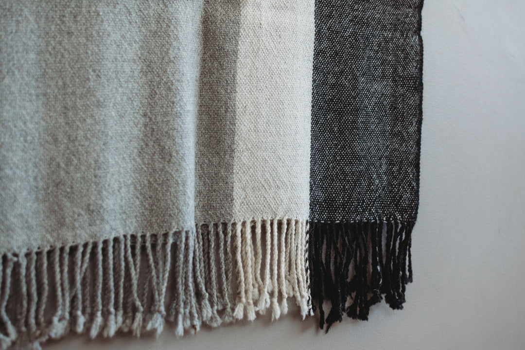 Grey-toned shawl