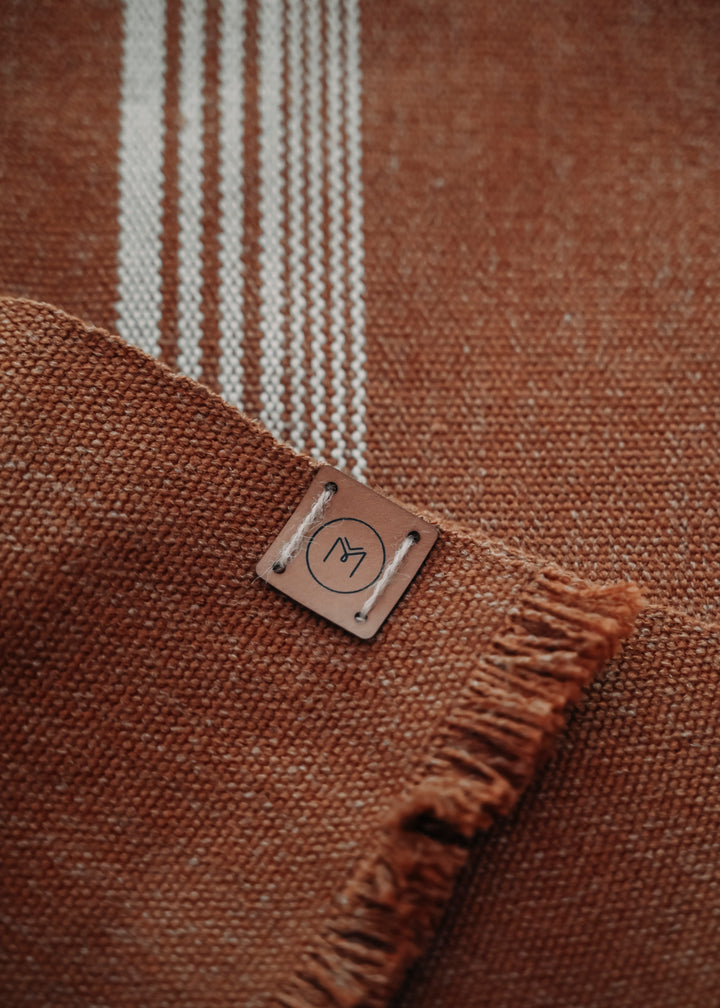 Piecera Camel franjas