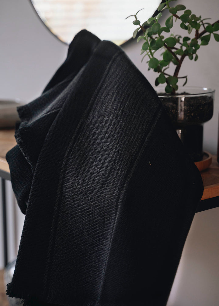 Two-tone gray poncho