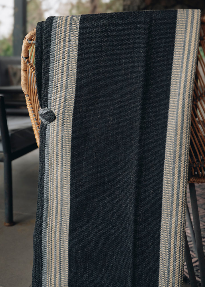 Three-Striped Graphite Blanket