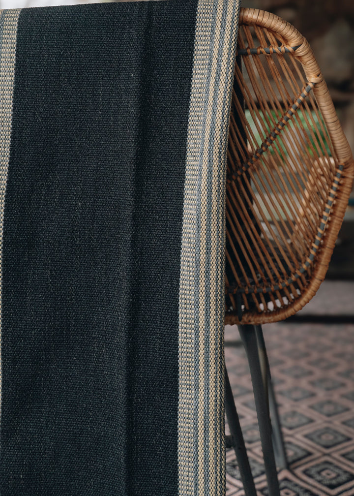 Three-Striped Graphite Blanket