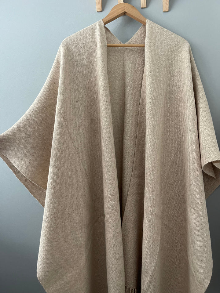 Beige Ruana