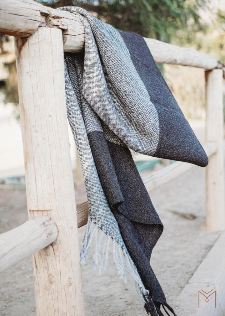 Three-Tone Poncho