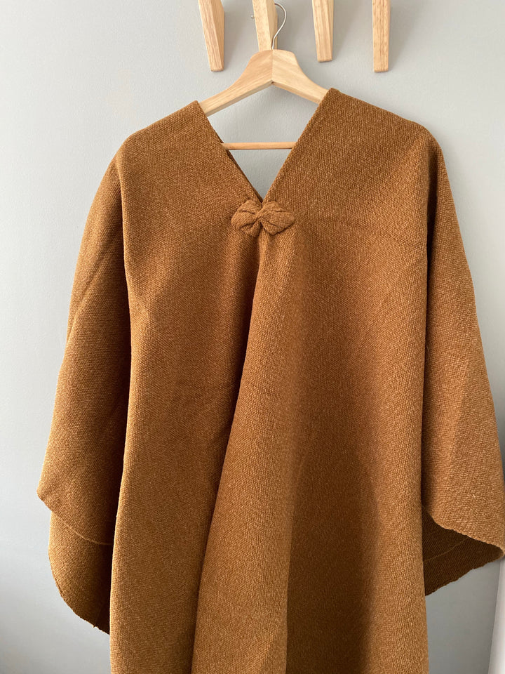 Plain Camel Ponchos