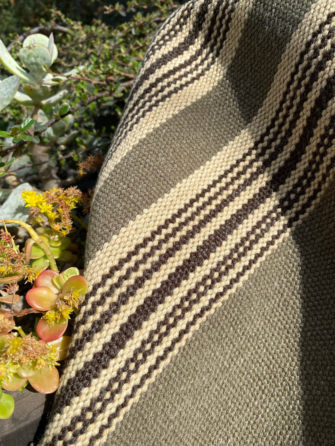 Three-Striped Moss Blanket