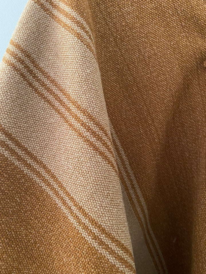 Manta Camel Dos Franjas