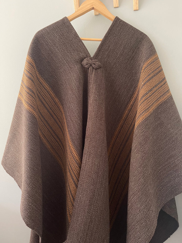 Chocolate Blanket Two Stripes