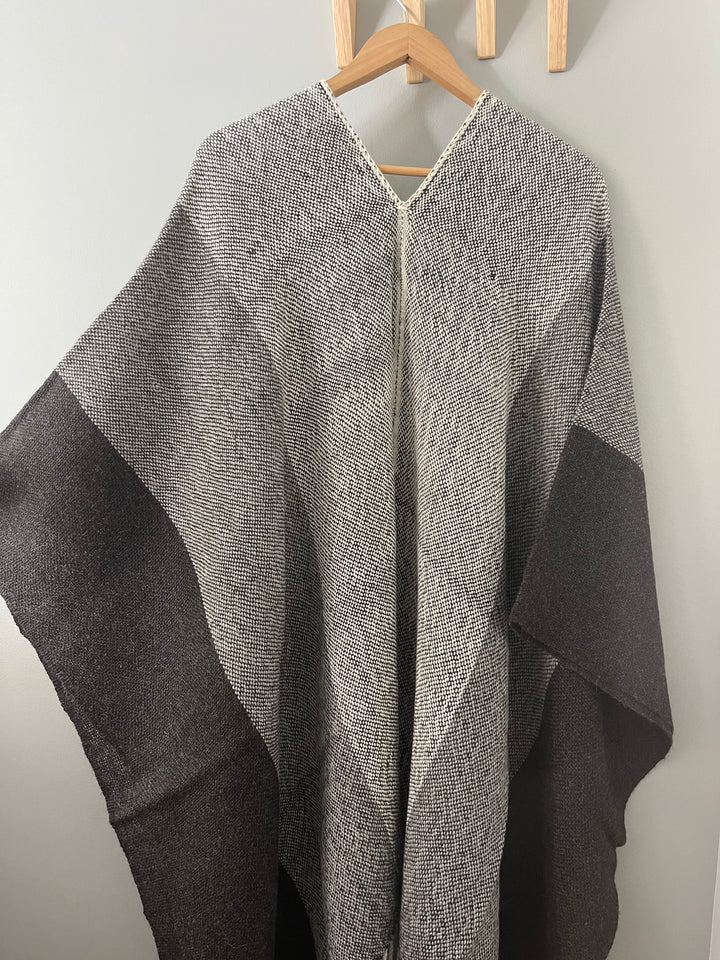Three-Tone Poncho