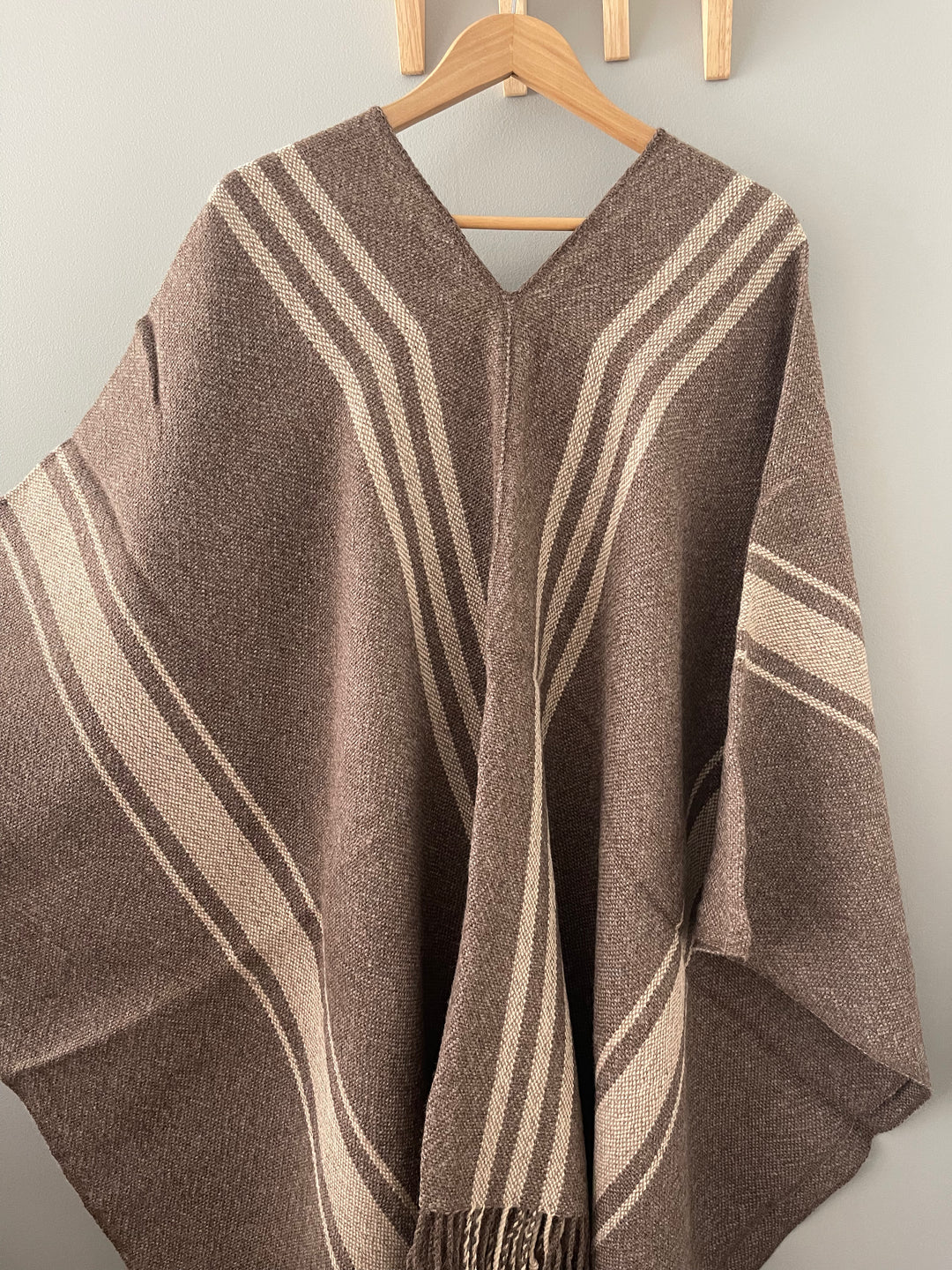 Chocolate Stripe Ponchos