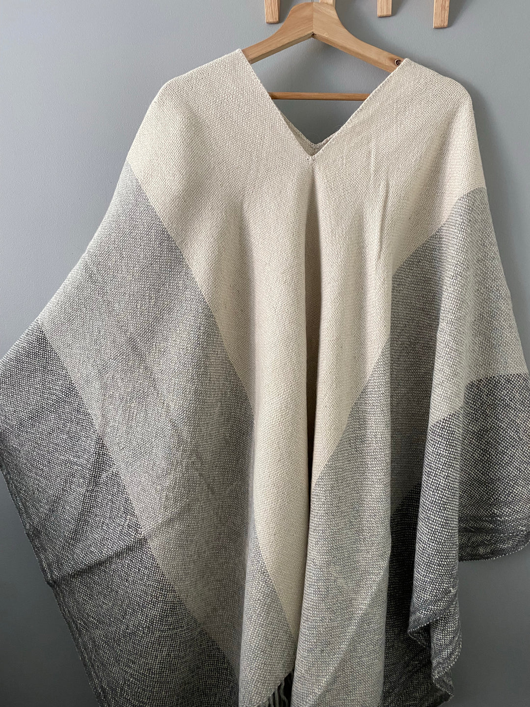 Three-Tone Poncho