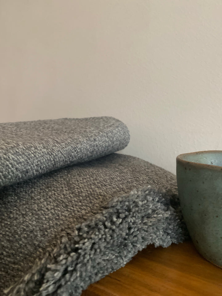Plain Gray Poncho