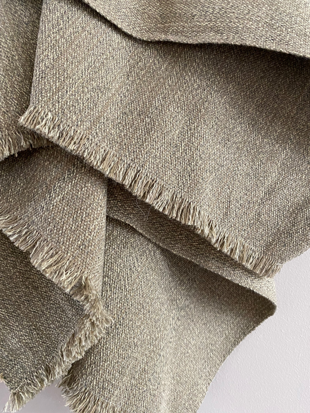 Plain Green Moss Poncho