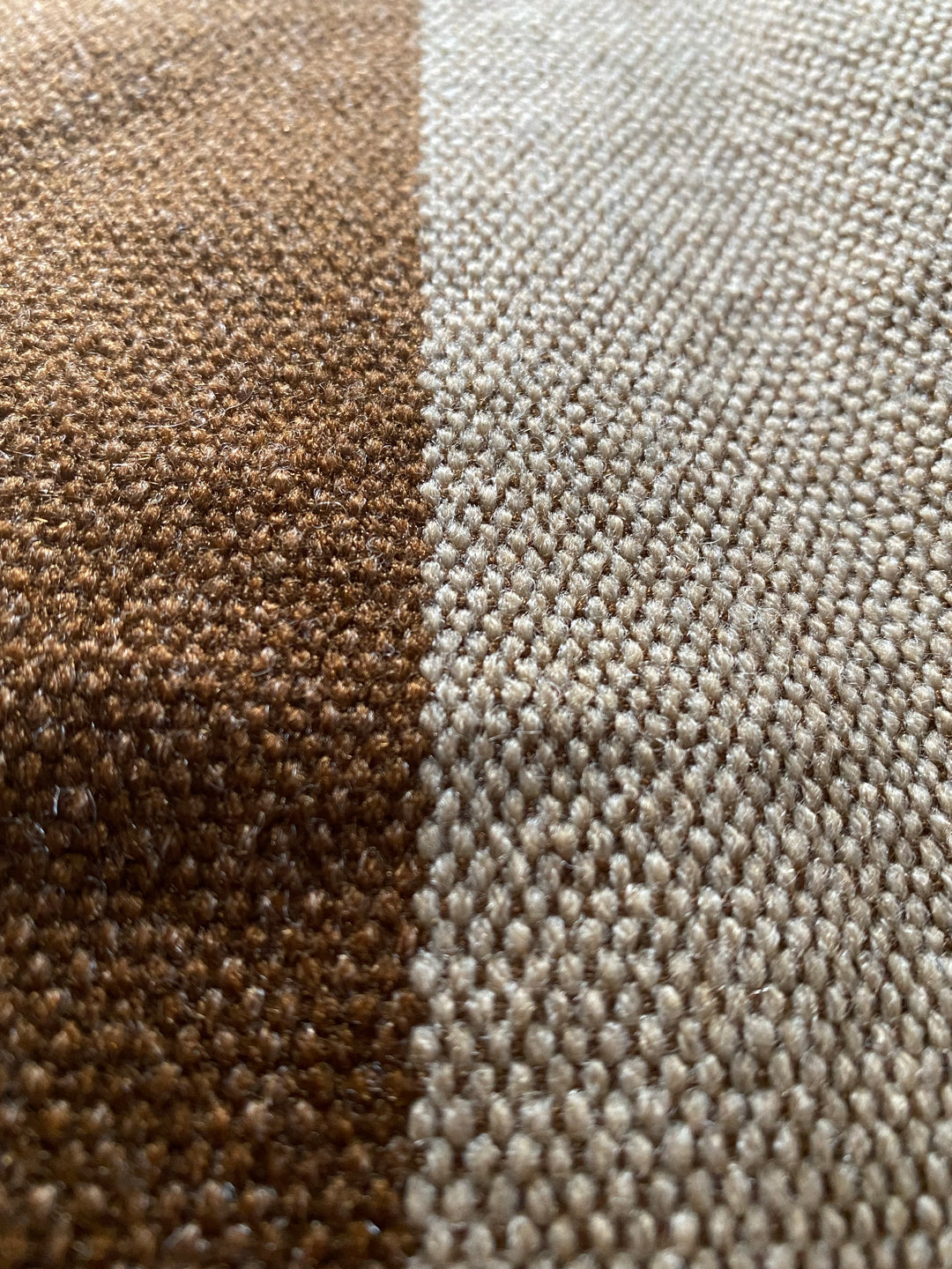 Manta Dos Tonos Camel y Beige